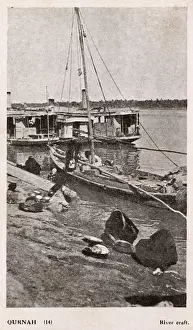 Shatt Prints: Al-Qurnah (Qurna) - Iraq - River craft