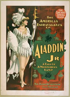 Aladdin Prints: Aladdin Jr. a tale of a wonderful lamp