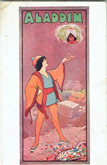 Images Dated 25th August 2016: Aladdin pantomime design