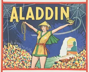 C1930 Prints: Aladdin theatre poster