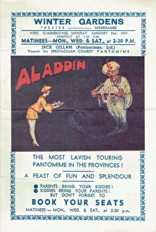 Aladdin, Winter Gardens Theatre, Morecambe