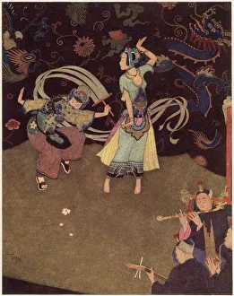 Aladdin Prints: Aladdin's nuptial dance