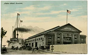 Images Dated 19th March 2019: Alakea Wharf, Honolulu, Hawaii, USA