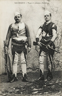 Albanians Gallery: Albania - Two Albanian men in Salonica