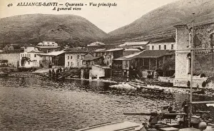 Waterfront Prints: Albania - Alliance-Santi - Quaranta - General view