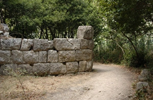 Images Dated 10th August 2007: Albania. Butrint. Cyclopean walls of the ancient city