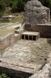 Images Dated 10th August 2007: Albania. Butrint. House with Roman baths. 2nd century A.C