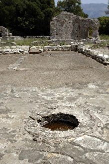 Images Dated 10th August 2007: Albania. Butrint. Roman house changed into palace in the 5t