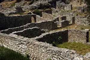Albania. Butrint. Ruins of the Agora / Forum. 4th century BC