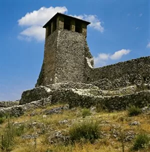 Albanians Gallery: ALBANIA. Kruje. The ancient tower of the fortress