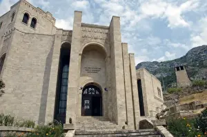 Albania. Kruje. Castle. The National Skanderbeg Museum withi