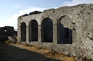 Images Dated 14th August 2007: Albania. Shkodra. St. Stephen church ruins