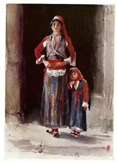 Albanian Collection: Albanian peasants