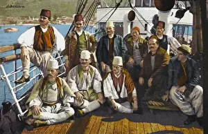 Steam Boat Prints: Albanian Seamen