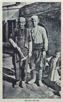 Images Dated 3rd May 2011: Albanian Stonemasons