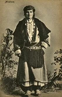 Images Dated 1st March 2011: Albanian Woman in Folk Costume