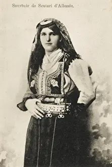 Hoops Prints: Albanian woman from Shkoder