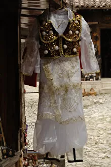 Images Dated 5th August 2007: Albaniz. Kruje. Albanian traditional dress. Bazaar