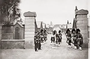 Kilt Prints: Albany Barracks, Parkhurst, Isle of Wight, 1873