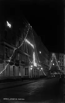 Albany Hotel at Night