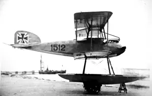 Defend Prints: Albatros W 4 German single-seat floatplane fighter