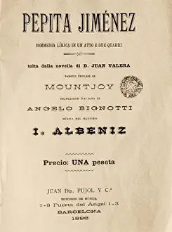 ALBENIZ, Isaac (1860-1909)