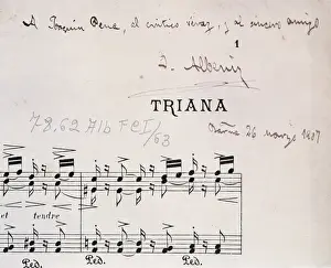 ALBENIZ, Isaac (1860-1909). Spanish composer and pianist. S