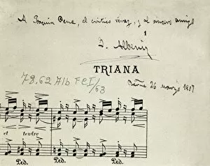 Triana Collection: ALBENIZ, Isaac (1860-1909). Spanish pianist and