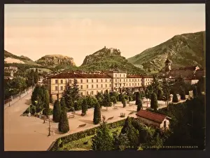 Arco Prints: Albergo, general view, Arco, Lake Garda, Italy