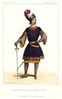 Arnold Prints: Albert as Arnold in Le Miracle des Roses, 1844