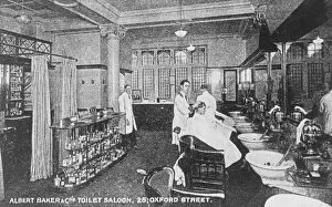 Images Dated 11th April 2012: Albert Baker and Co.s Toilet Salon. Hair salon