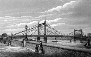 Battersea Collection: Albert Bridge London