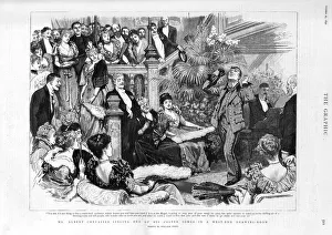 Images Dated 23rd August 2018: Albert Chevalier singing one of his coster songs