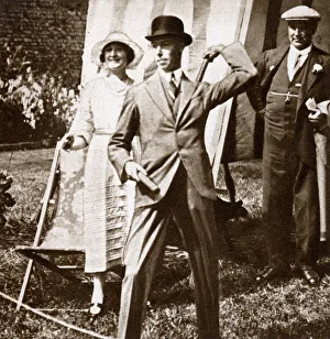 Aunt Collection: Albert, Duke of York - ex-Servicemens fete - Hall Place