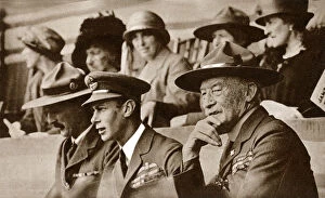 Images Dated 20th November 2017: Albert, Duke of York and Lord Baden-Powell, Wembley Jamboree