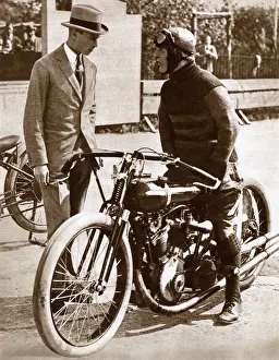 Albert, Duke of York - Motorcycle Meeting at Brooklands