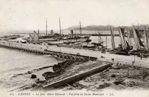 Albert Edouard jetty, Cannes, South of France