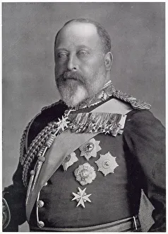 Albert Edward, Prince of Wales (1841 - 1901), later King Edward VII, wearing Field Marshal uniform. Date: circa 1896