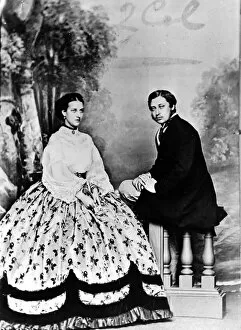 Photographic Collection: Albert Edward, Prince of Wales with Alexandra, Princess of W