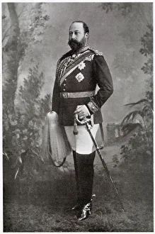 Albert Edward, Prince of Wales (later Edward VII), as the Colonel of Life Guards. Date: circa 1880