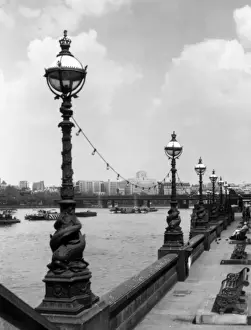 Posts Prints: Albert Embankment Lamps
