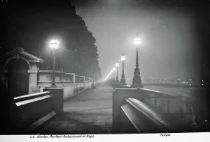 Glow Prints: The Albert Embankment at Night