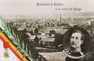 Liege Prints: Albert I - King of Belgium - Liege - Legion d Honneur