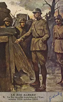 Closely Prints: Albert I in Trenches