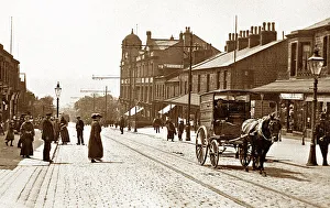 Albert Road, Colne, early 1900s