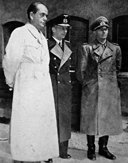 Albert Speer, Admiral Doenitz and General Jodl; Second World