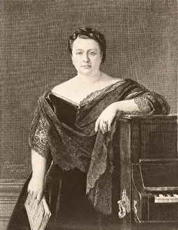 Musica Prints: ALBONI, Marietta (1826-1894). Italian contralto