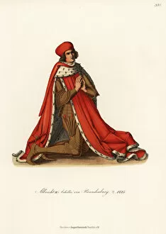 Images Dated 12th June 2019: Albrecht III, Achilles, Elector of Brandenburg, died 1475