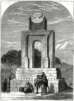 Commemoration Prints: Albuera Monument, Badajoz, Extremadura, Spain, in memory of those who fell in the Battle