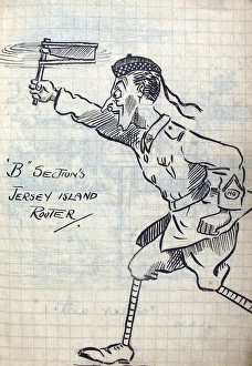 Images Dated 13th March 2012: Album of 53 drawings done whilst on sctive service - WWI